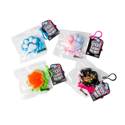 SCRUNCHEMS EMPREINTES DE PATTES COLLANTES ET SQUISHY