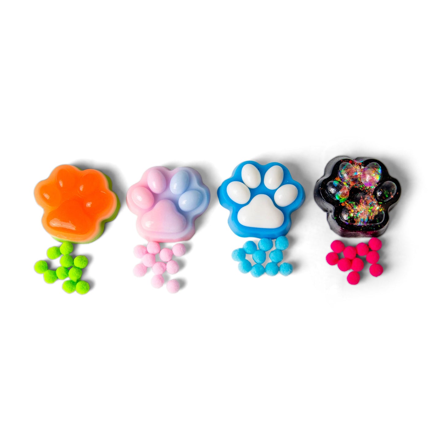 SCRUNCHEMS EMPREINTES DE PATTES COLLANTES ET SQUISHY