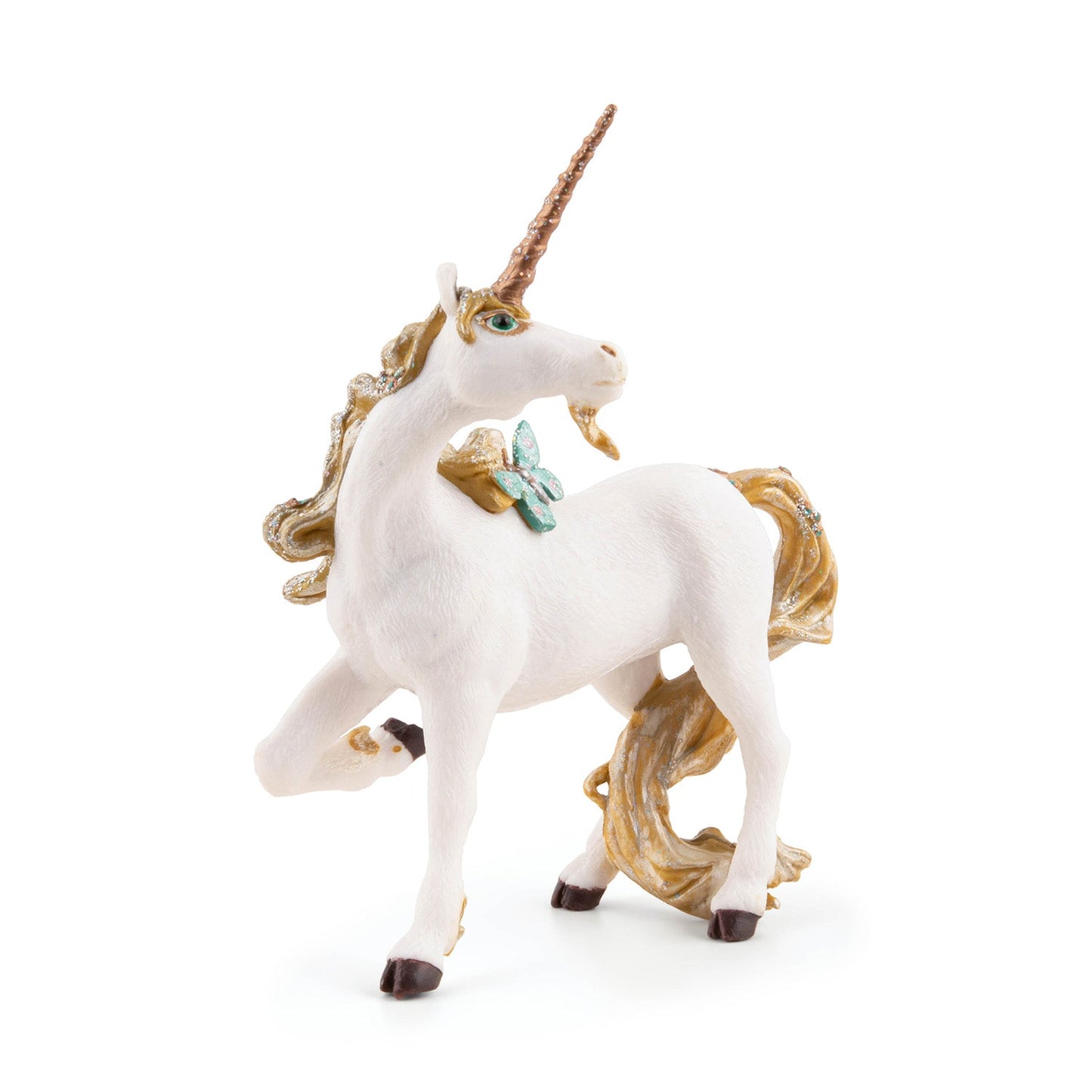 Golden Unicorn Figurine