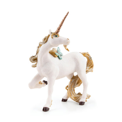 Golden Unicorn Figurine