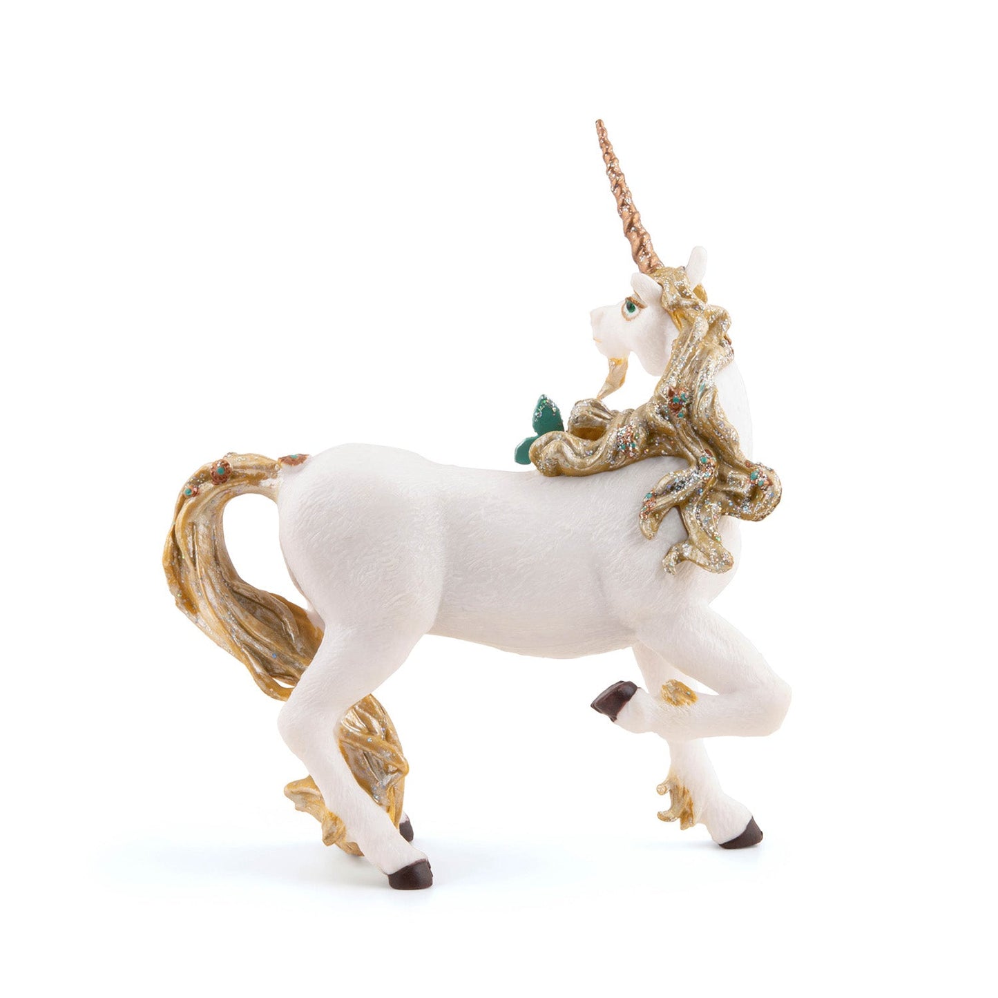 Golden Unicorn Figurine