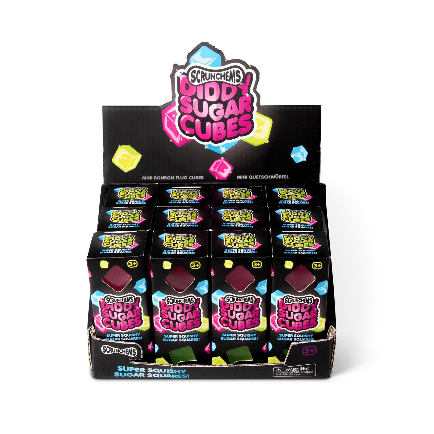 SCRUNCHEMS MINI SUGAR CUBES - 3PK
