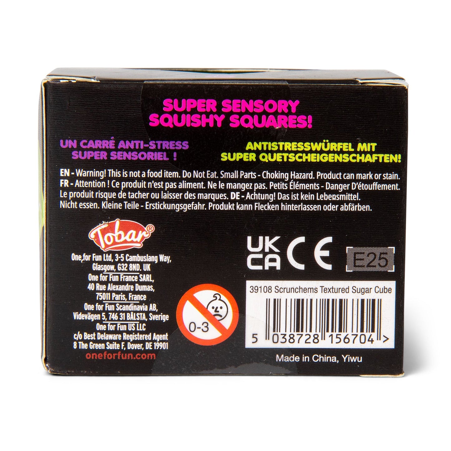 SCRUNCHEMS TEXTURED SUGAR CUBE