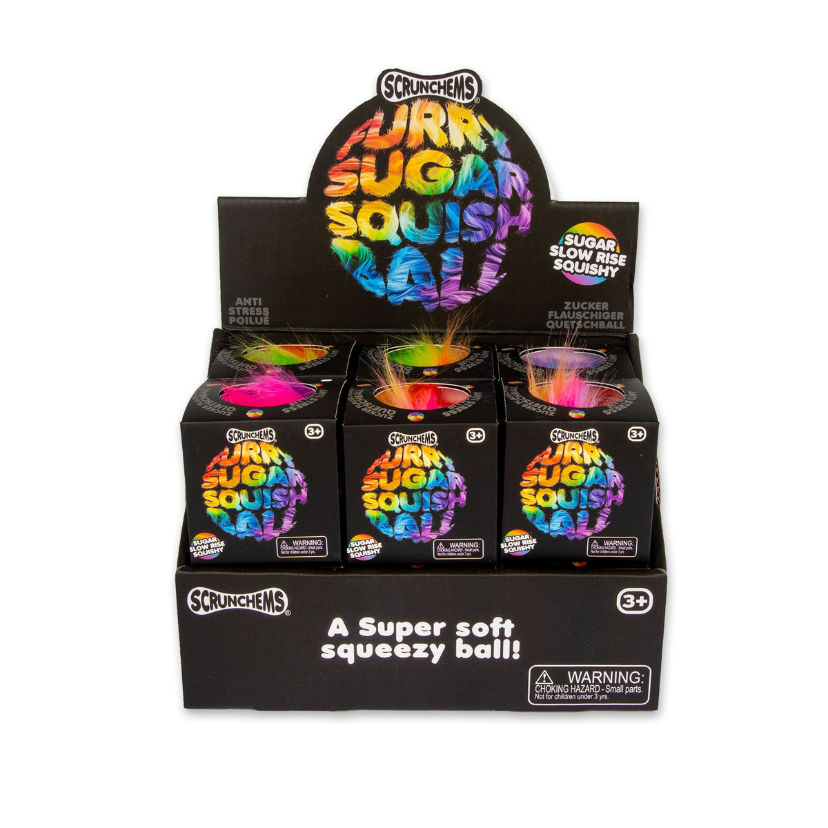 SCRUNCHEMS FURRY SUGAR SQUISH BALL