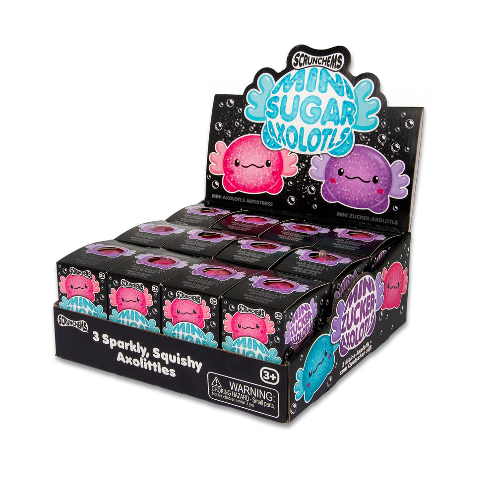 Scrunchems Mini Sugar Axolotls – Pack of 3