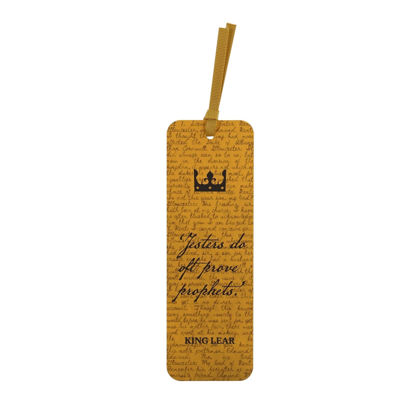 Shakespeare King Lear Paper Bookmark