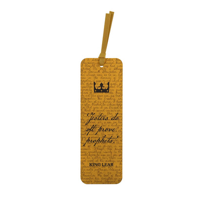 Shakespeare King Lear Paper Bookmark
