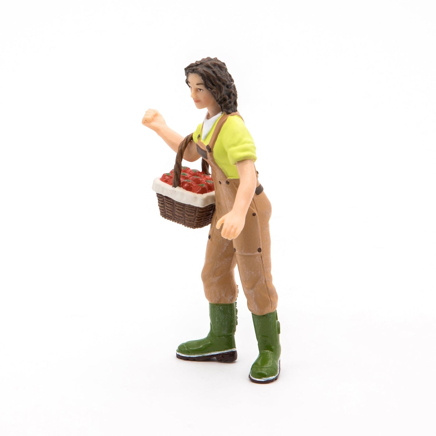 Farmer's wife with a basket figurine