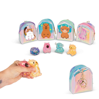 Scrunchems Mini Sac à Dos Squishy Pailleté – Modèle Assorti