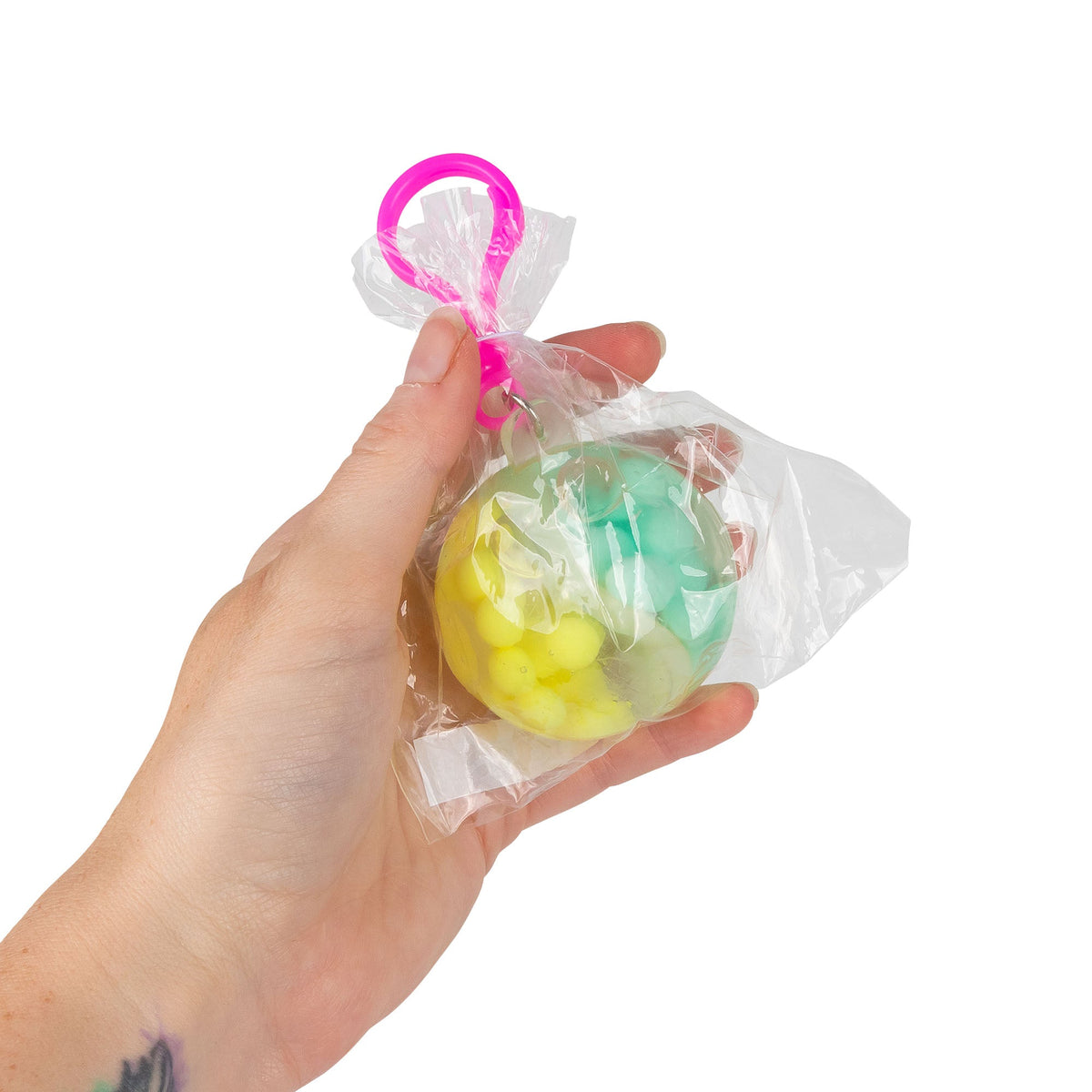 Scrunchems Porte-Clés Bead Ball Bicolore – Modèle Assorti