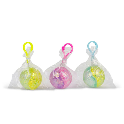 Scrunchems Porte-Clés Glitter Ball Bicolore – Modèle Assorti