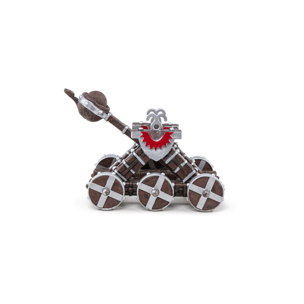 Catapulte rouge Papo - personnage médiéval