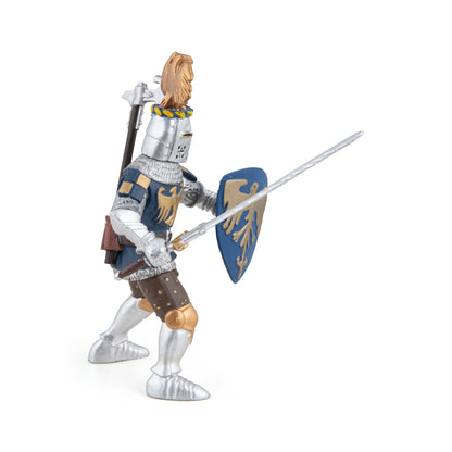 Figurine Chevalier bleu au cimier Papo - personnage médiéval