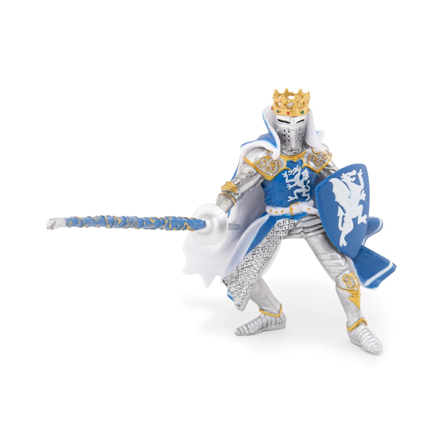 Figurine Roi au dragon bleu