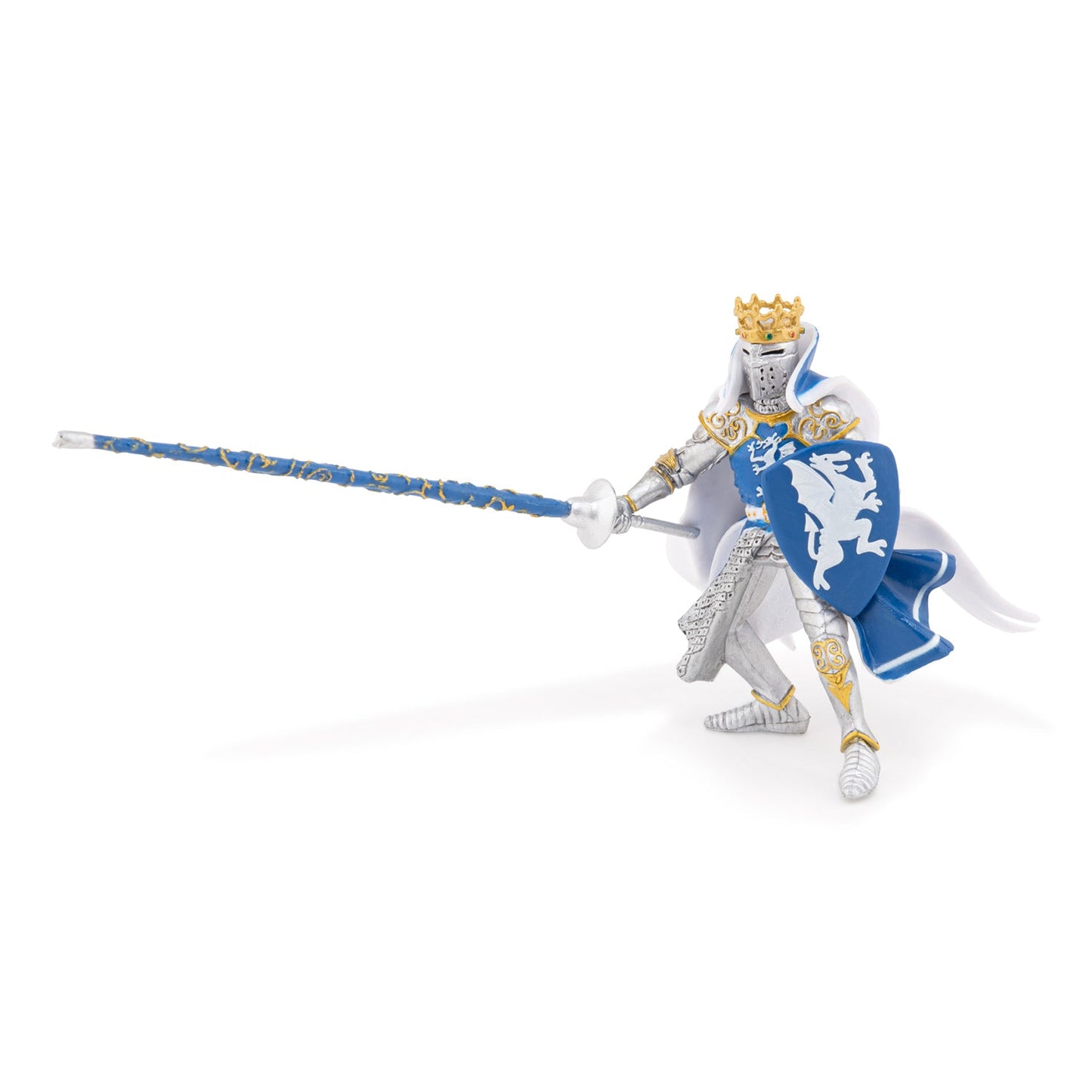 Figurine Roi au dragon bleu