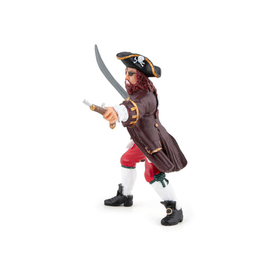 Figurine Barberousse rouge Papo - personnage pirate