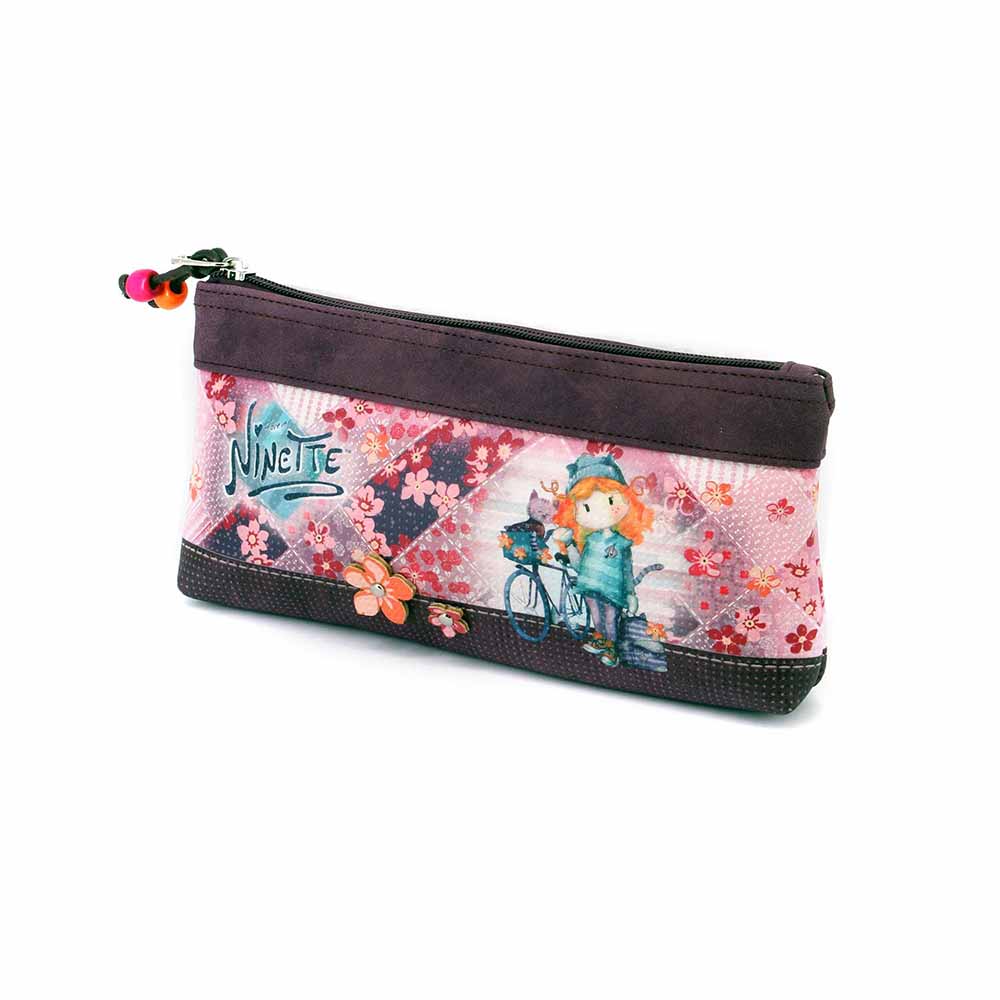 Ensemble de Deux Trousse de Toilette Forever Ninette « Bicycle »