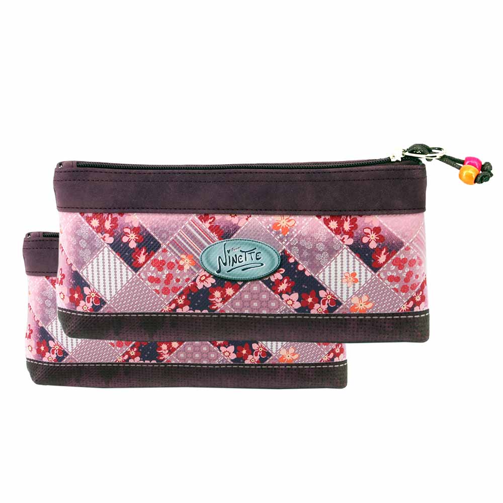 Ensemble de Deux Trousse de Toilette Forever Ninette « Bicycle »