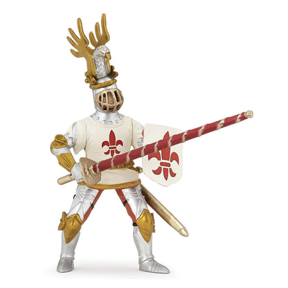 White knight lily flower figurine
