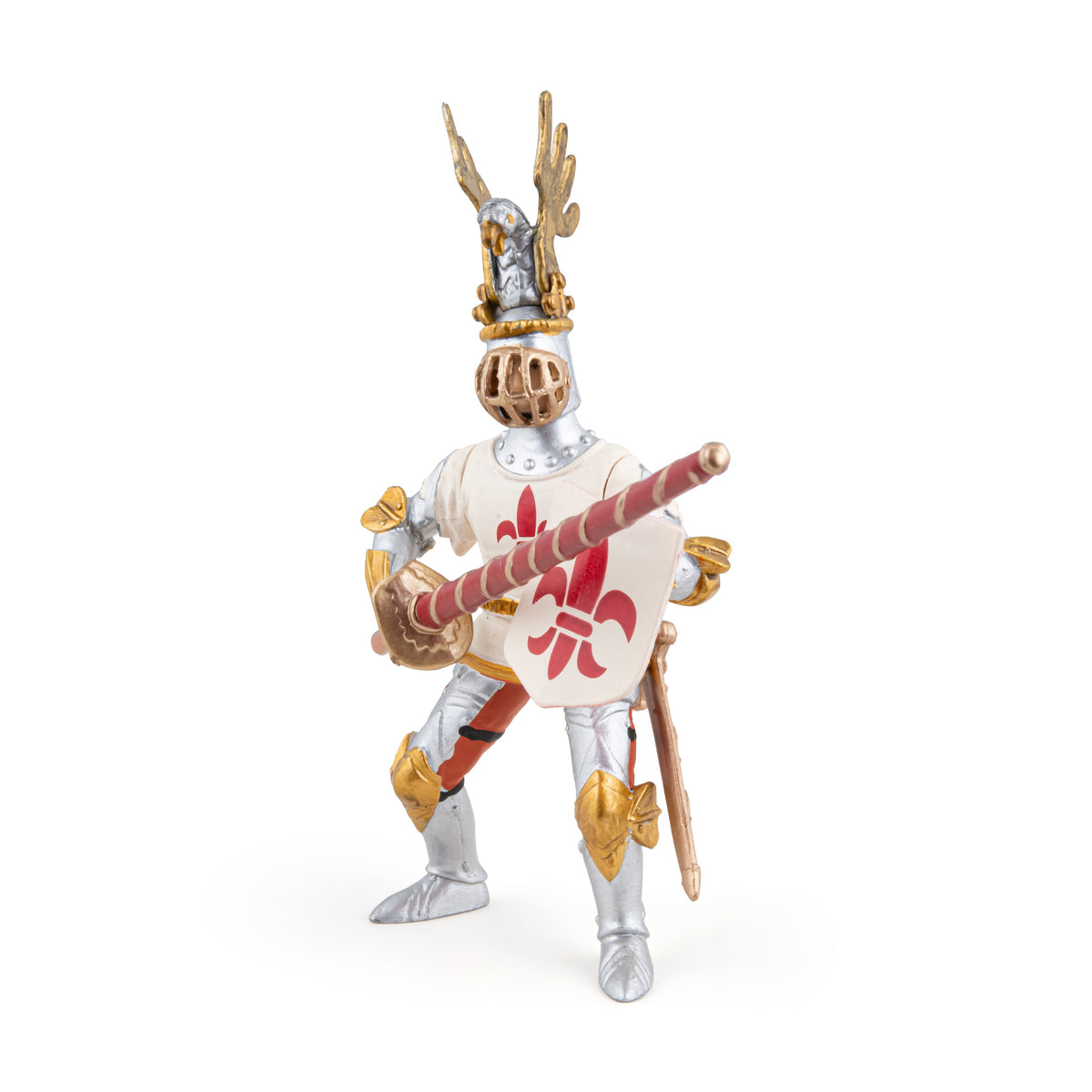 White knight lily flower figurine