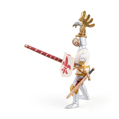 White knight lily flower figurine