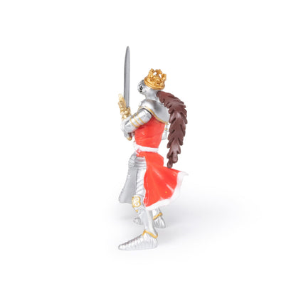 King with dragon and sword figurine