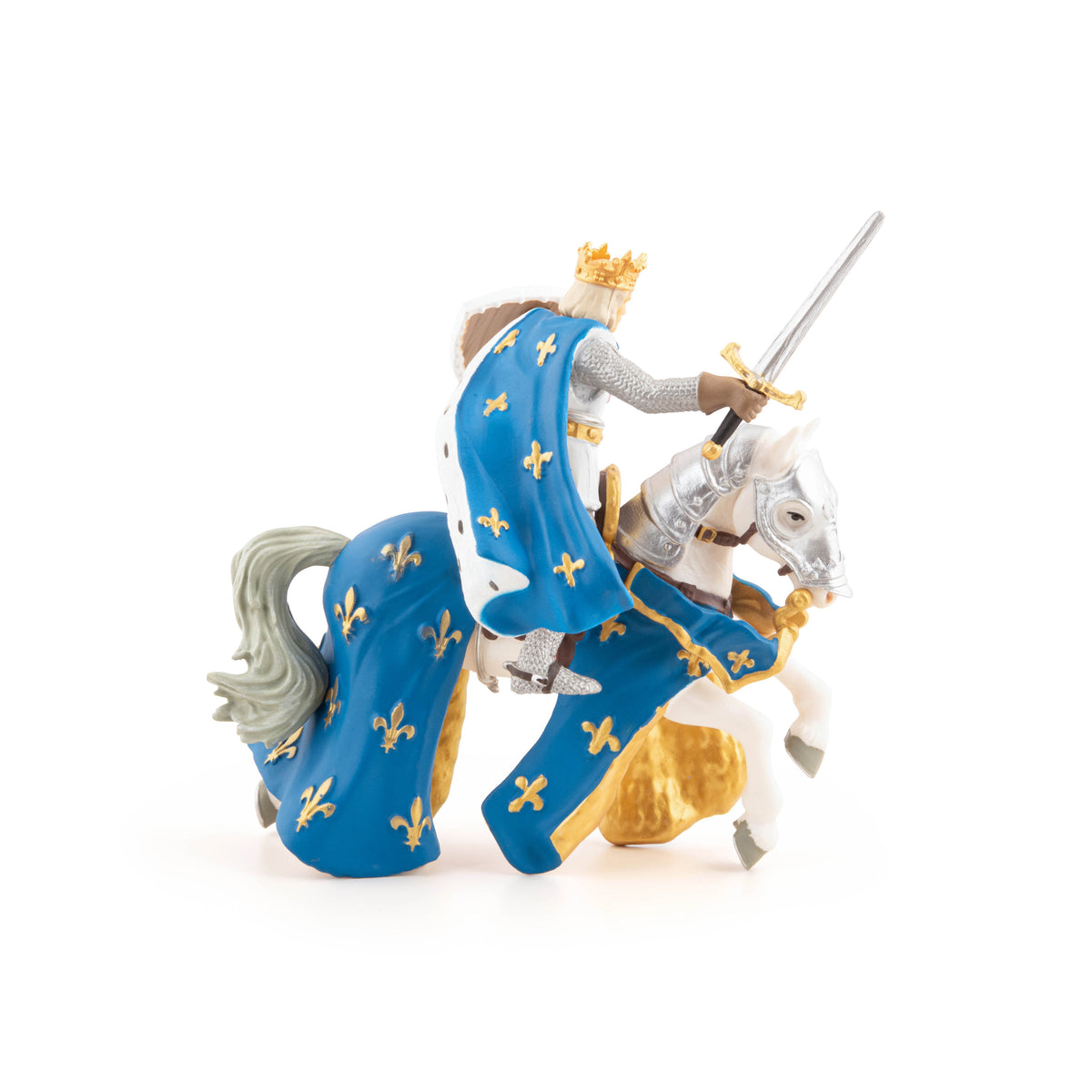 Saint Louis and his horse figurine