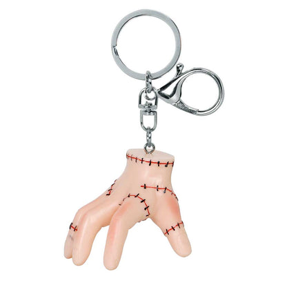 Wednesday Icon 3D Thing Icon Keychain, Ecru