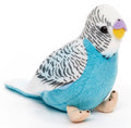Peluche Budgie Bleue sans Voix