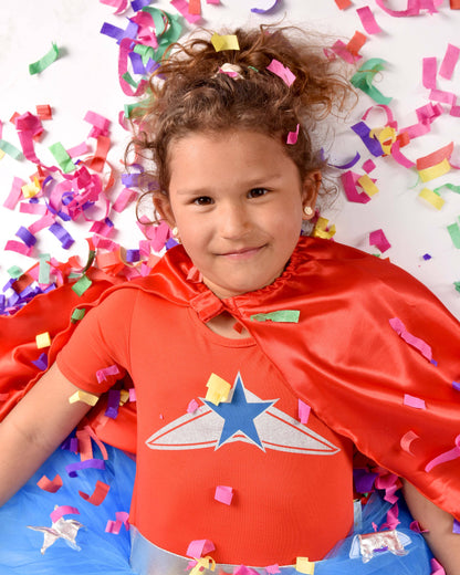 Super Wondergirl with Cape 110-116 cm 4-6 years