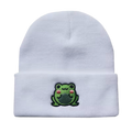 Geborduurde Kawaii kikkerhoed