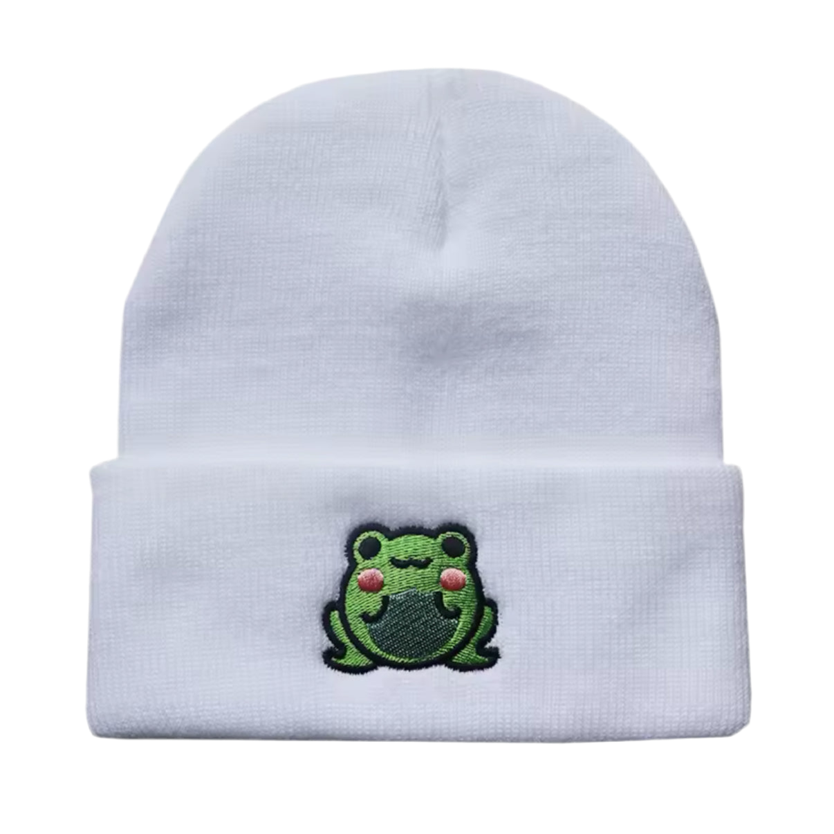 Embroidered Kawaii Frog Hat