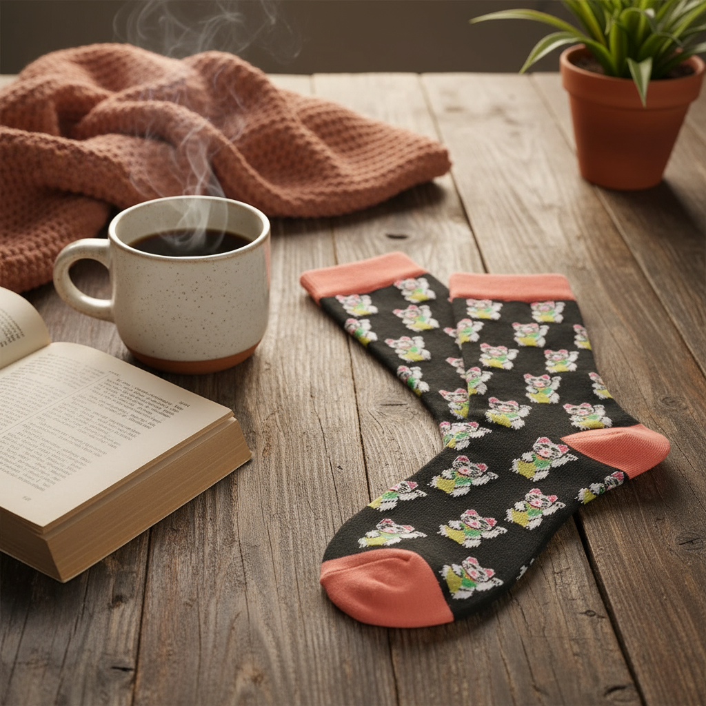 Lucky Cat Socks