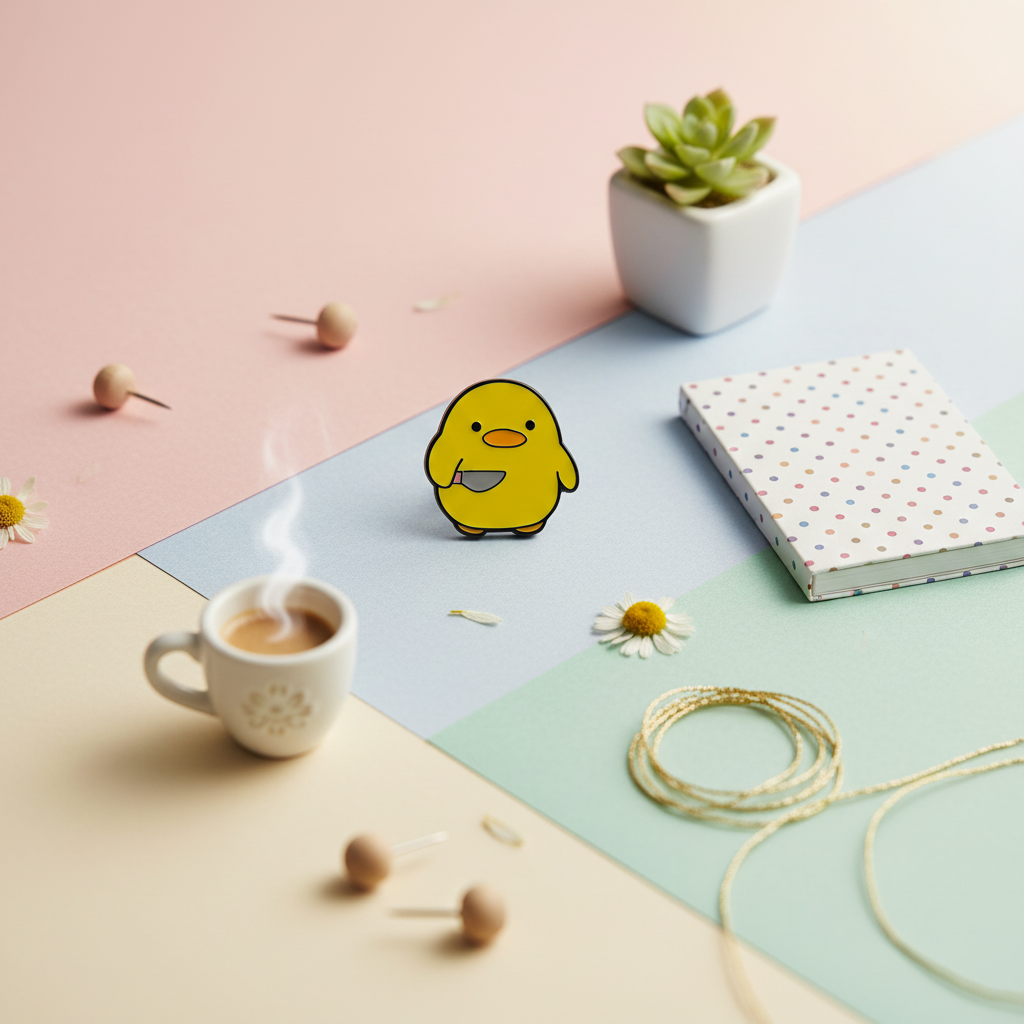 Yellow Duck Knife Pins