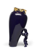 Vase Mon Super-héros Bleu Or