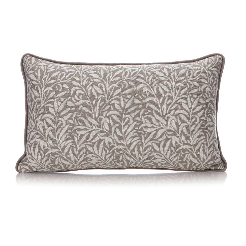 Vierkant kussen (30 x 50 cm) - ACS William Morris (wilgengrijs)