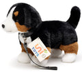 Peluche Bouvier Bernois Debout avec Laisse Uni Toys – 29 cm