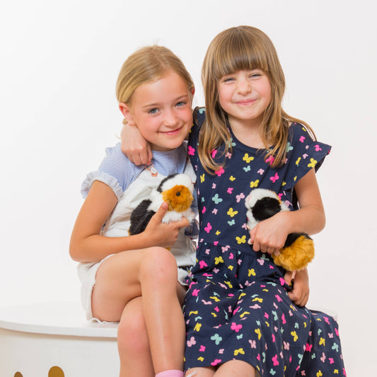 Tricolor Guinea Pig Plush Toy