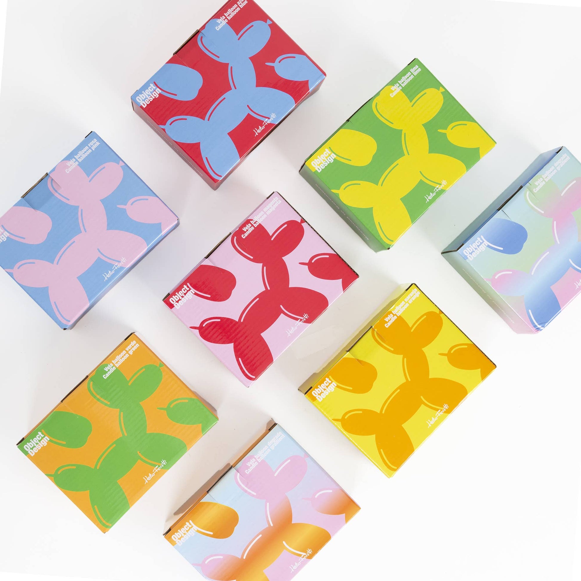 Bougie Chien Ballon Vert Helio Ferretti Vue 5