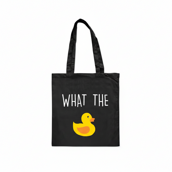 Duck Tote Bag "What The Duck"
