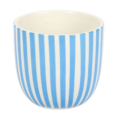"La Dolce Vita" Blue Striped Pot