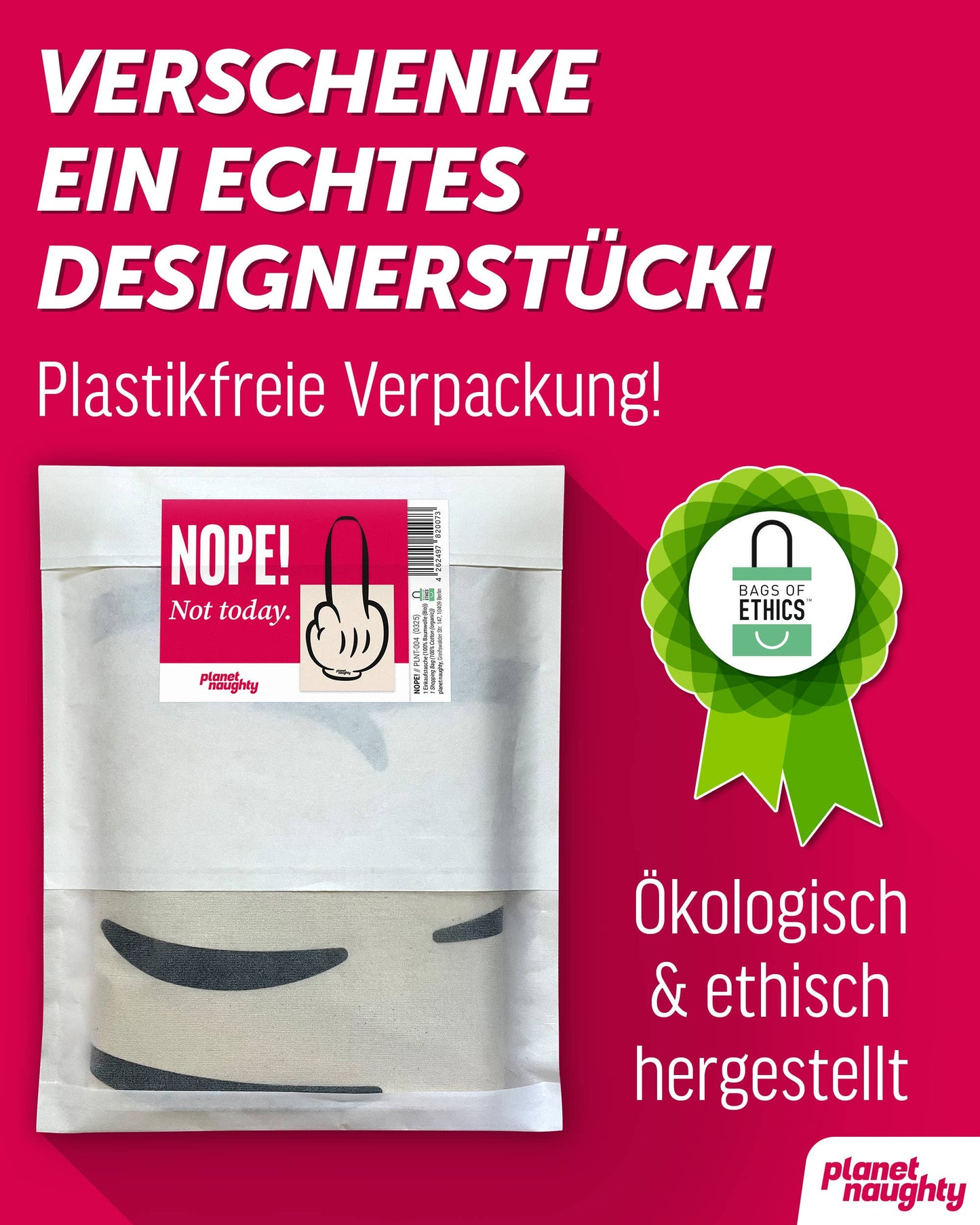 Draagtas met de tekst "Fuck You"