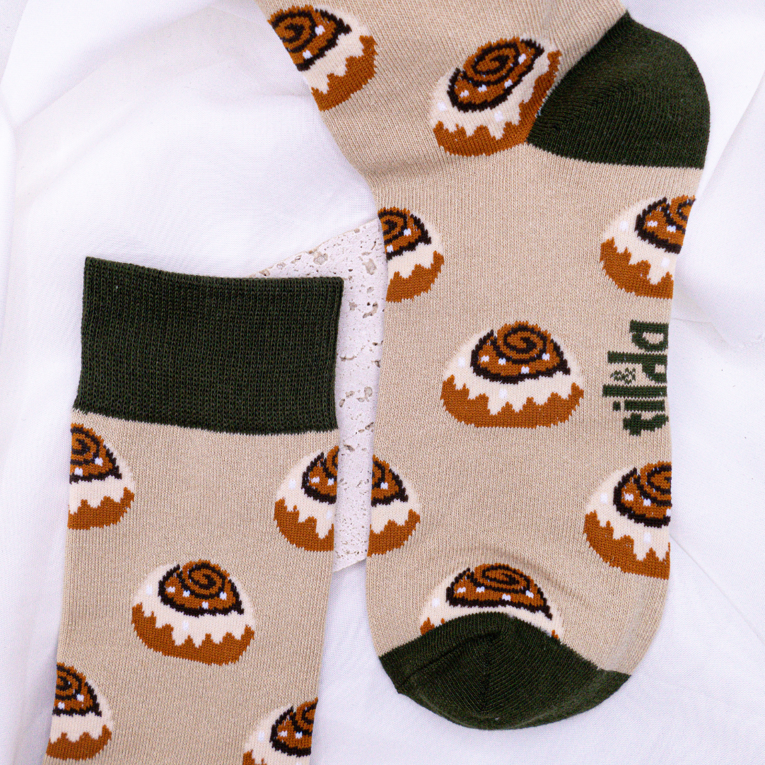 Cinnamon Roll Socks