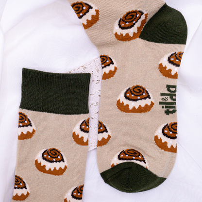 Cinnamon Roll Socks