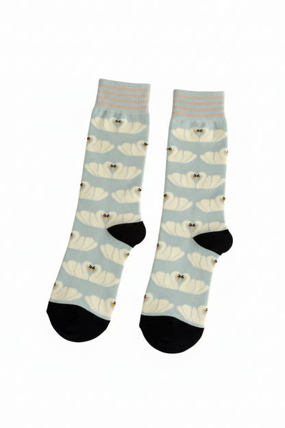 Chaussettes Cygnes Amoureux