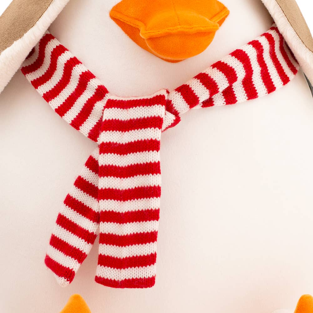 Peluche oie avec casquette de pilote - 50 cm - dès la naissance