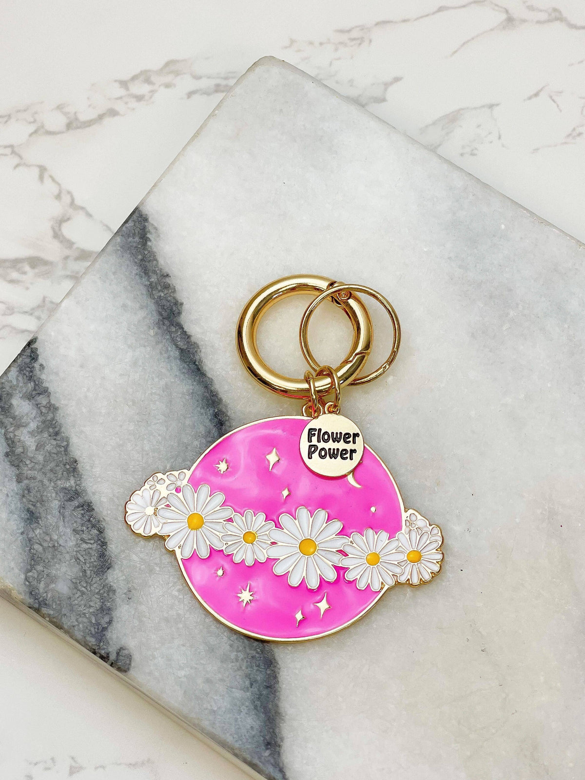 Planet Flower "Flower Power" Keychain