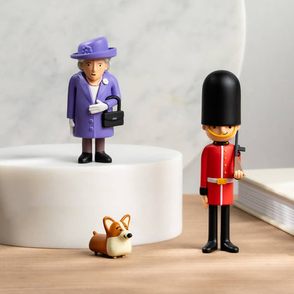 Het verzamelobject 'De Koningin & Koninklijke Corgi'