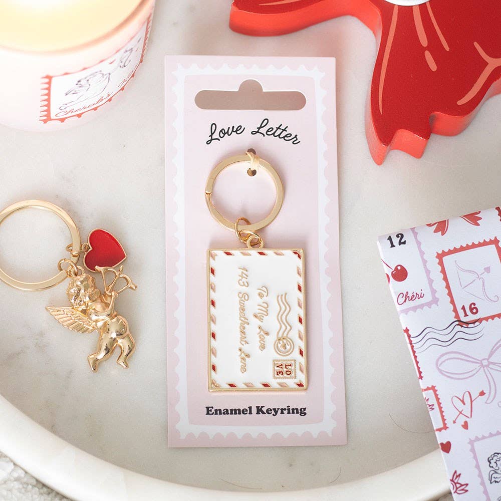 Valentine's Day Love Letter Keychain