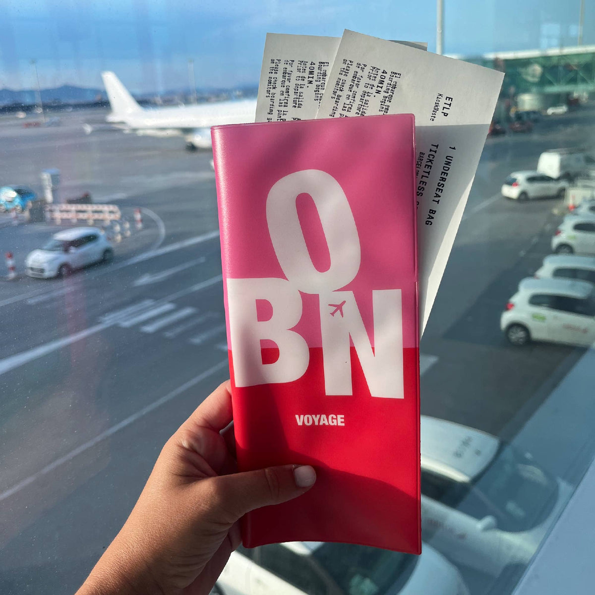 Red “Bon Voyage” Passport Holder